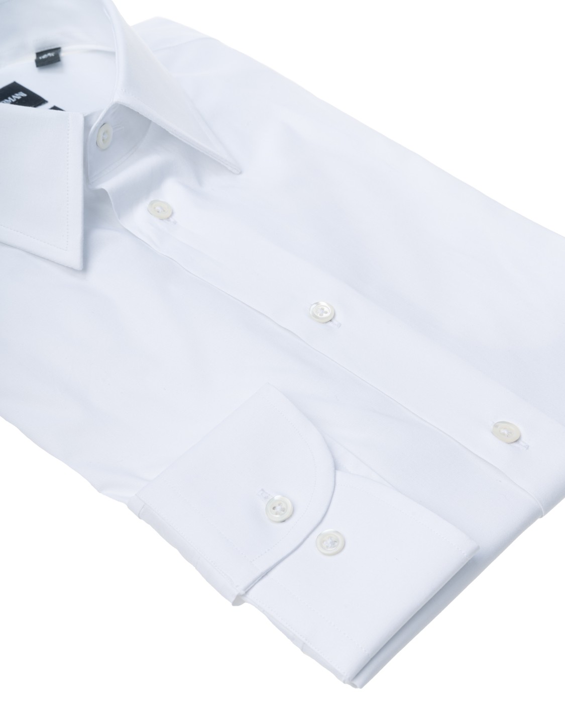 shop EMPORIO ARMANI  Camicia: Emporio Armani camicia in cotone.
Colletto all'italiana.
Maniche lunghe.
Modern fit.
Composizione: 97% cotone 3% elastan.
Made in Albania.. I1CM5L I1C68-100 number 7345021